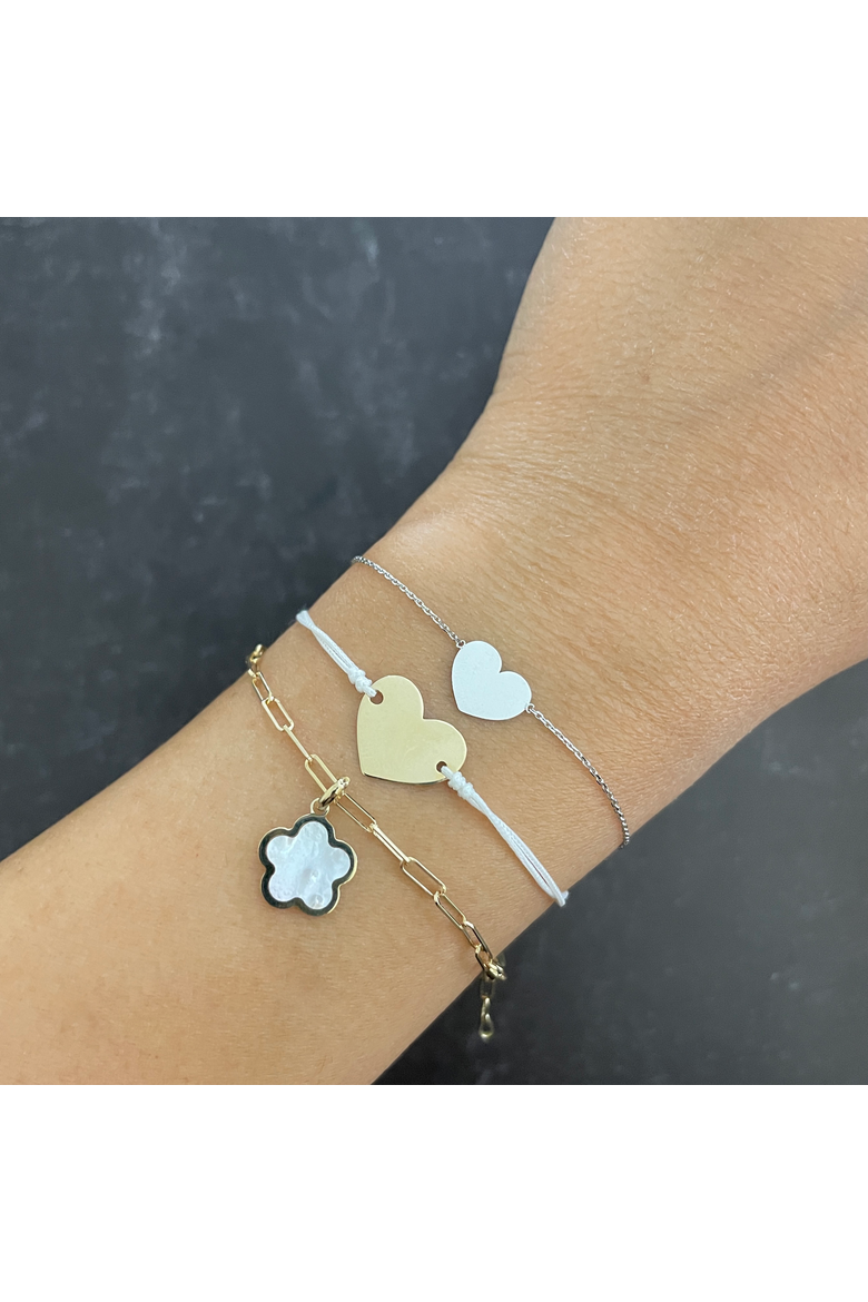 Mother of Pearl Flower Charm, Alternate, color, Mother of Pearl