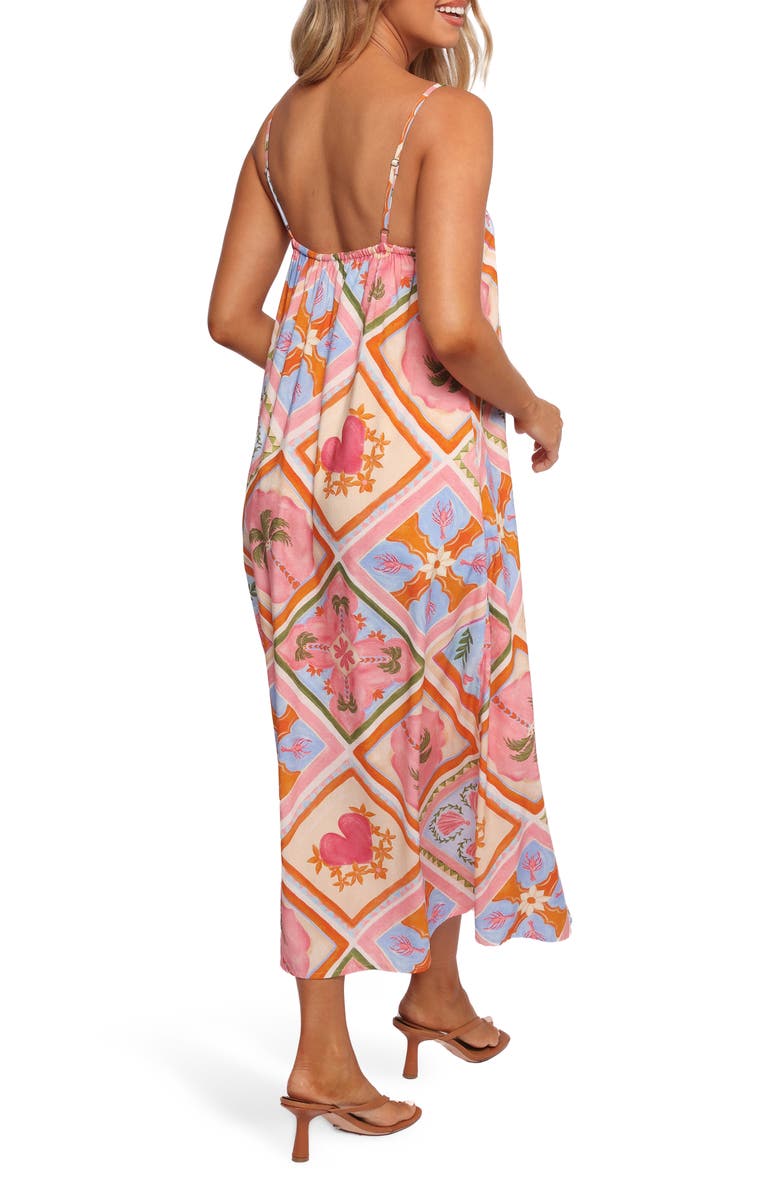 Petal & Pup Gisela Print Sundress, Alternate, color, Multi Tile