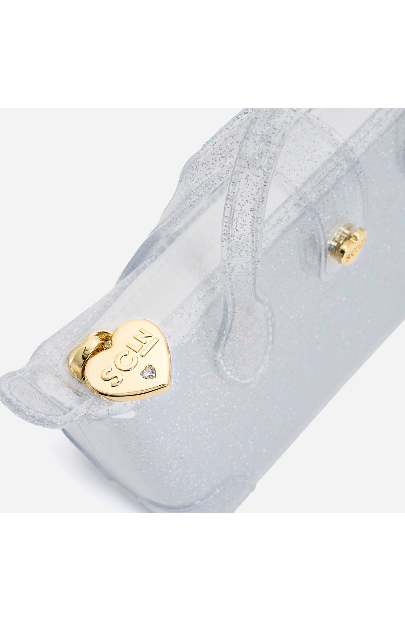 Stoney Clover Lane Jelly Pouchette Clear Crossbody Bag, Alternate, color, Jellyfish