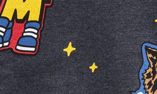 Shop Market Kids' Insightful Spirit Graphic Hoodie In Washed-black