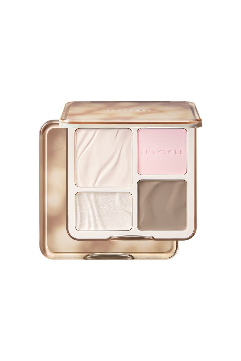 Highlight & Contour Face Palette, Main, color, #04 Blush Shadow