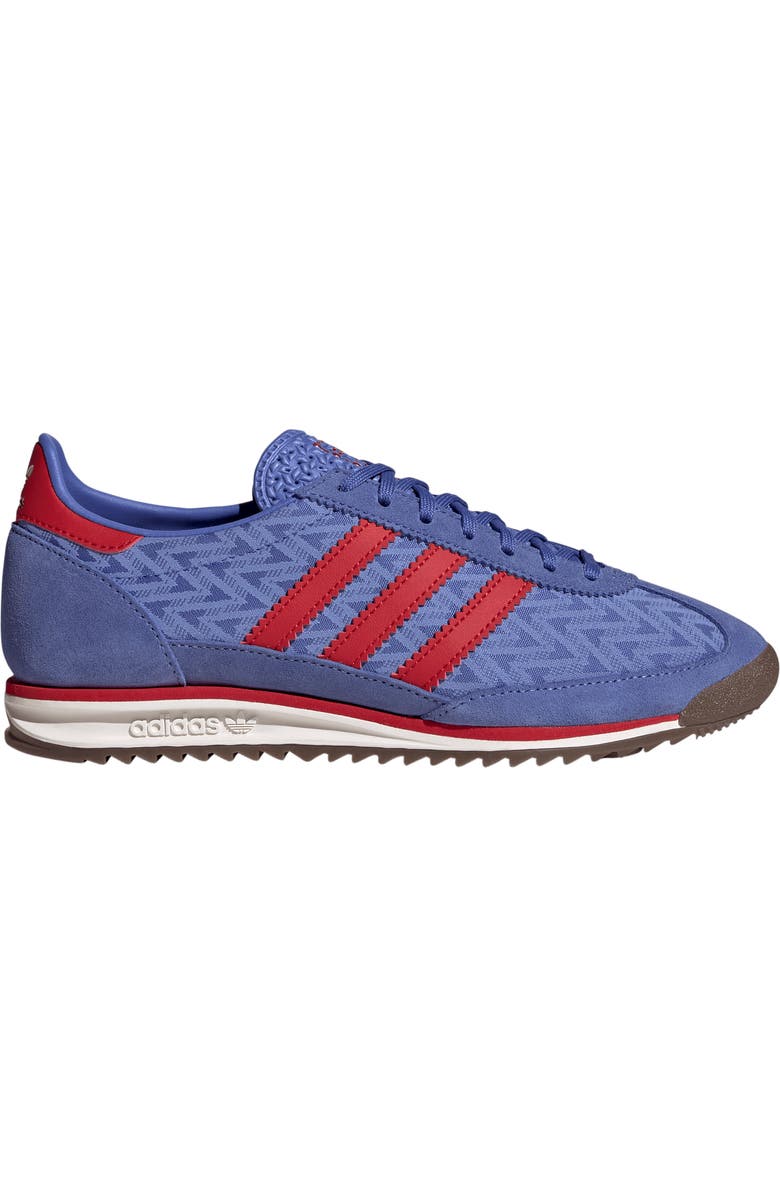 adidas SL 72 OG Sneaker, Alternate, color, Lilac/ Scarlet/ Off White