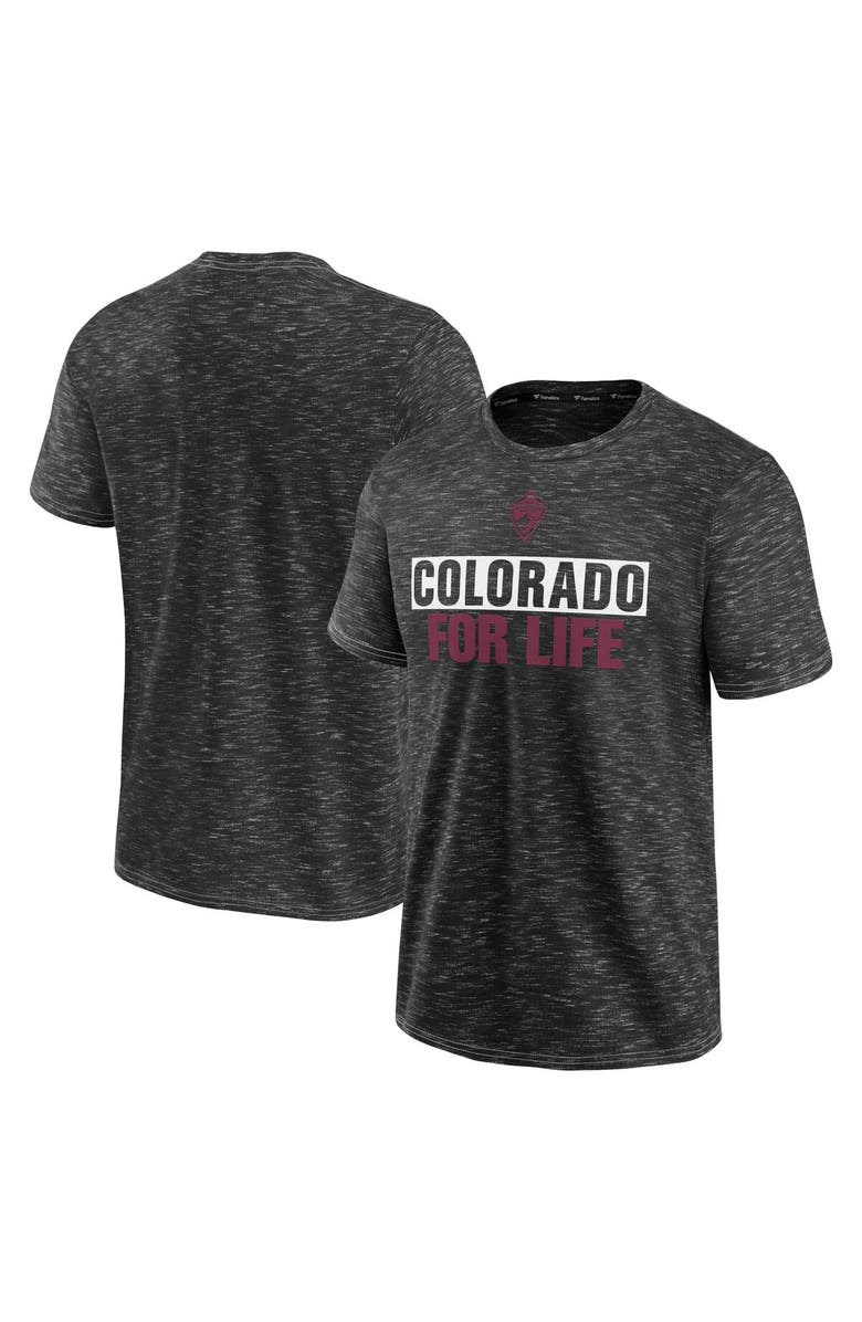 FANATICS Men's Fanatics Branded  Charcoal Colorado Rapids T-Shirt, Alternate, color, Charcoal