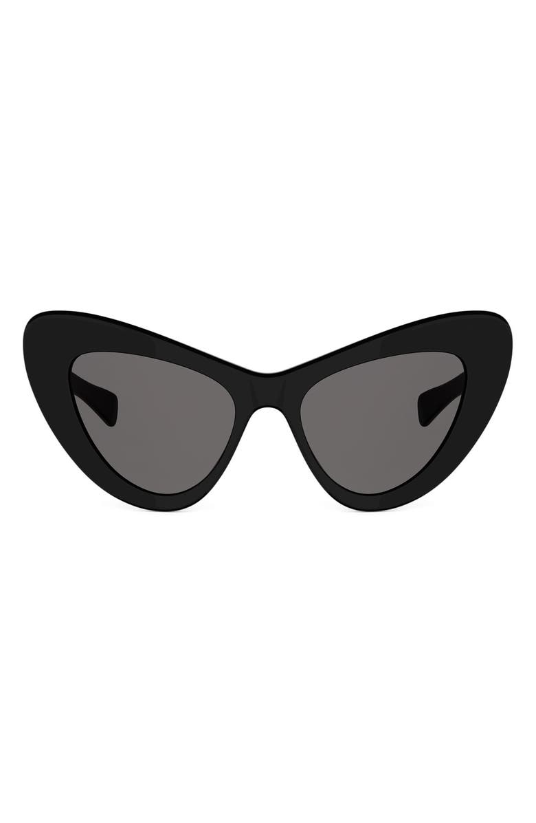 CELINE Triomphe 55mm Cat-Eye Sunglasses, Main, color, 