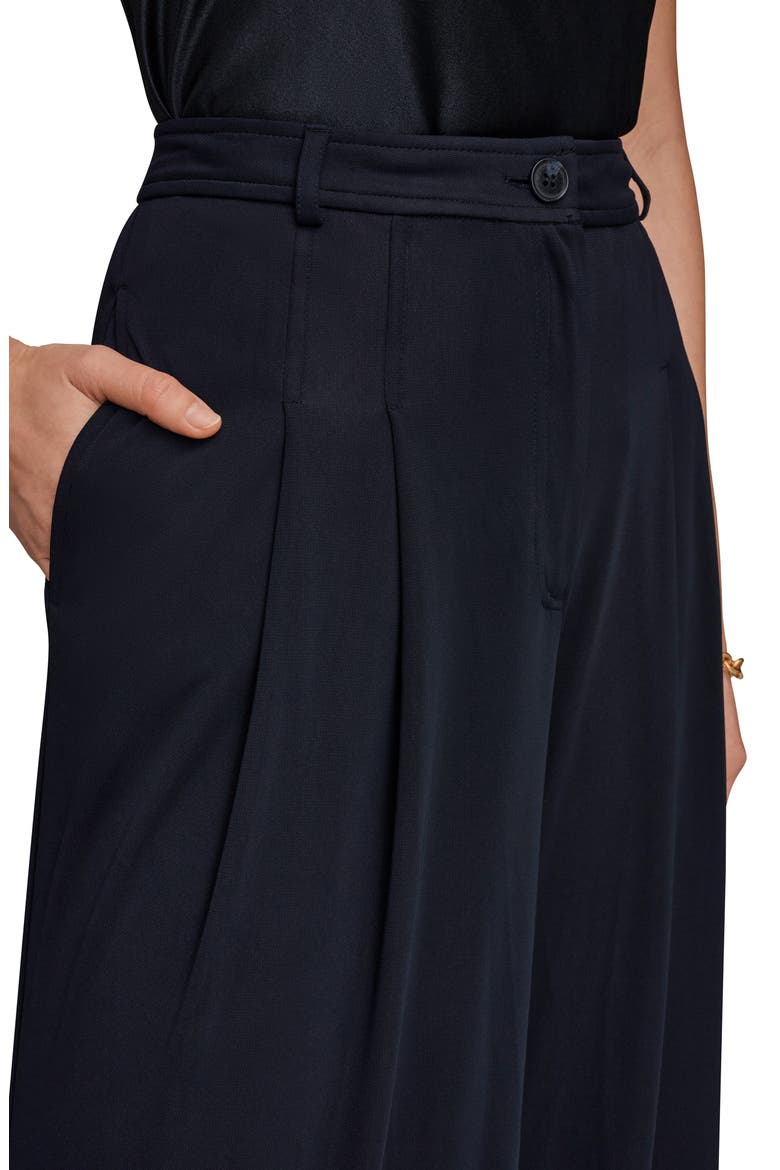 Pleated Wide Leg Pants, Alternate, color, NIGHTFALL