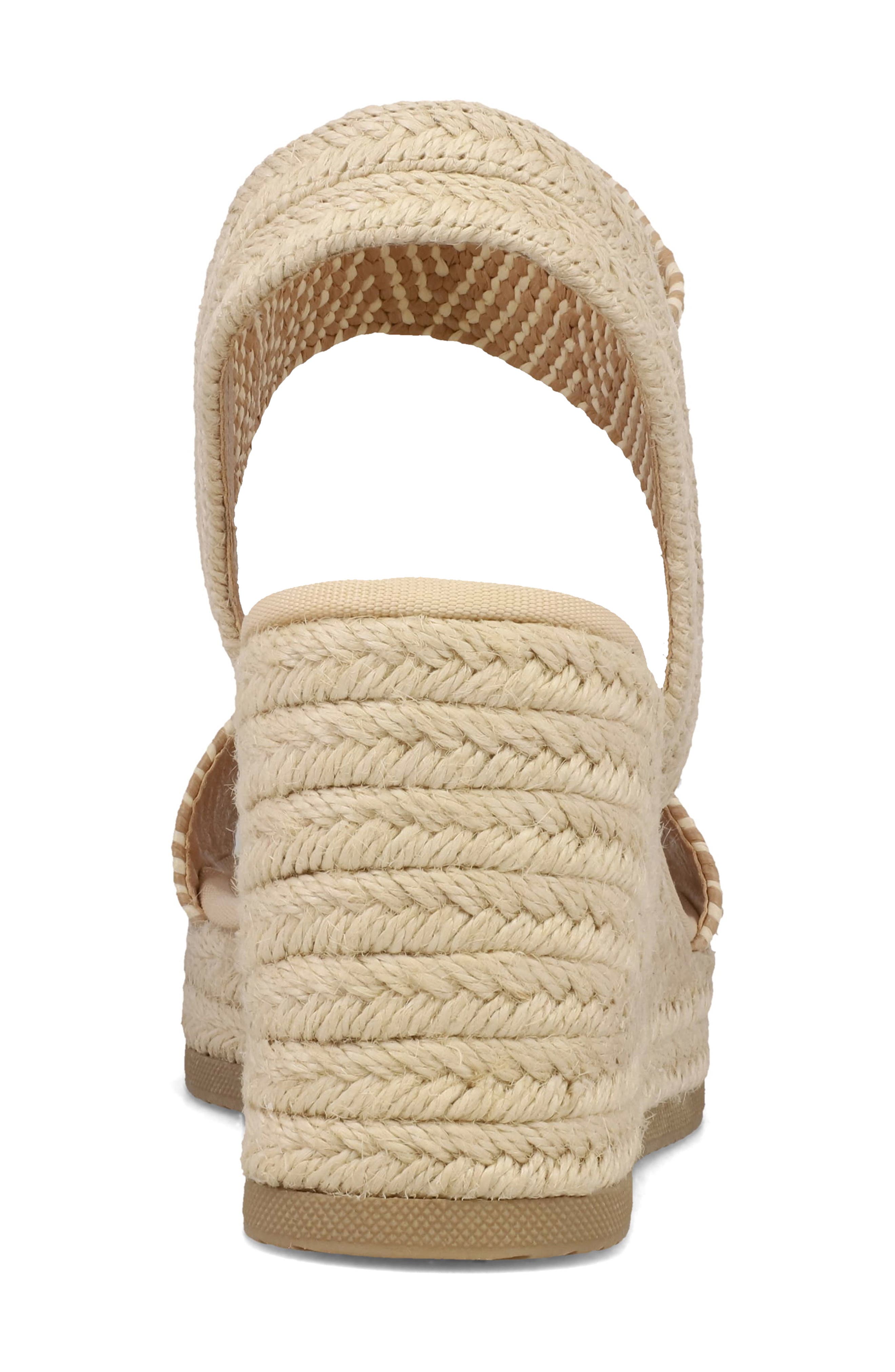Brittni Espadrille Wedge Sandal, Alternate, color, NUDE/NATURAL