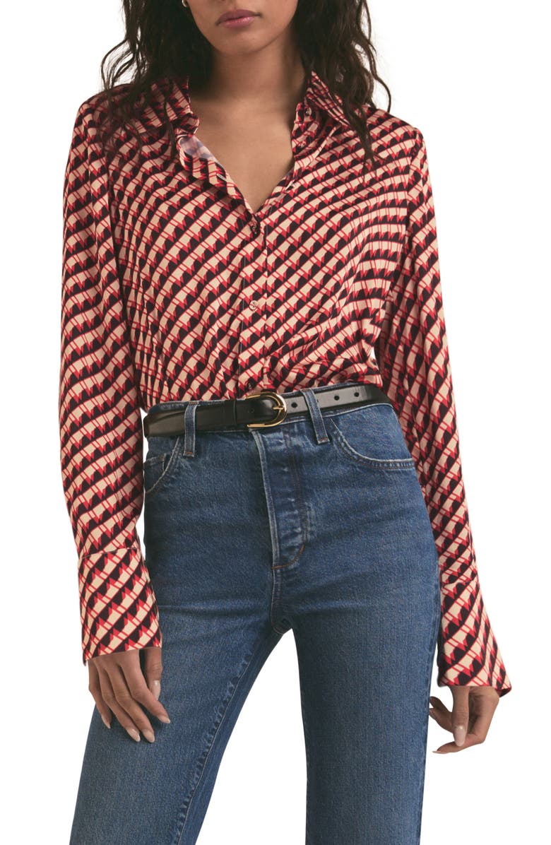 Favorite Daughter The Take Me Seriously Bodysuit, Main, color, Retro Rouge Hounds