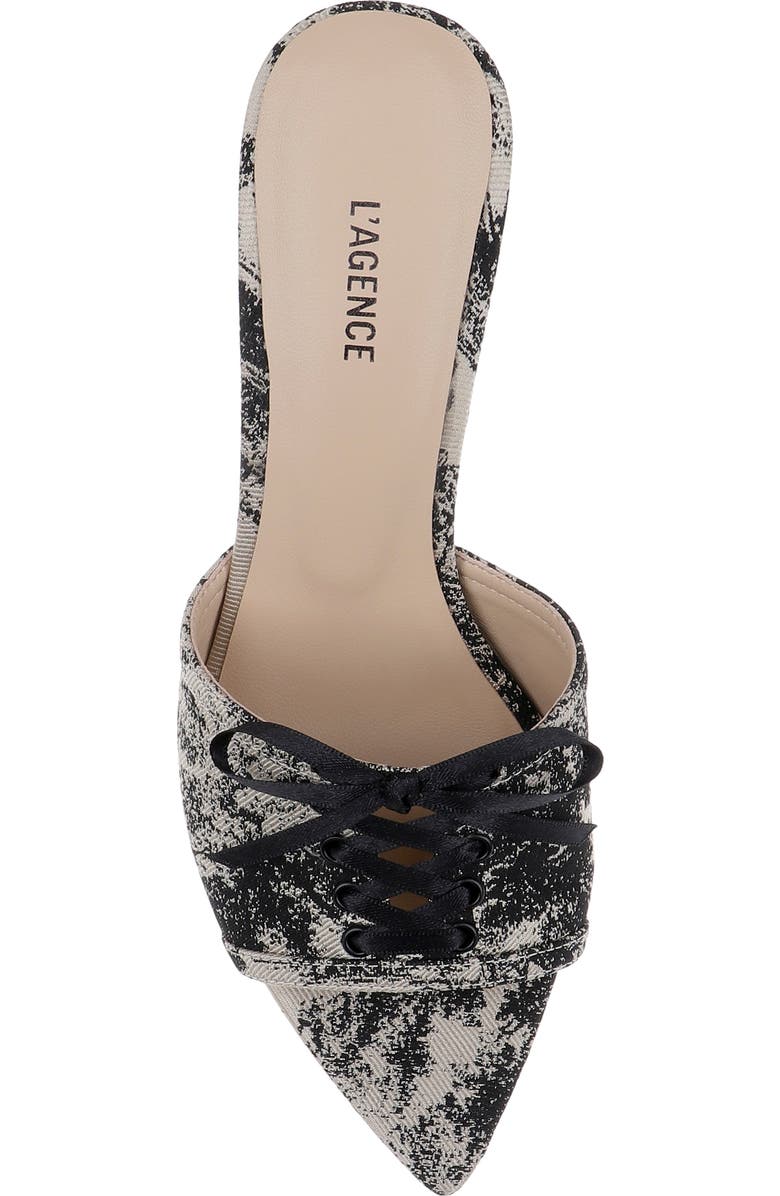 L'AGENCE Thames Mule, Alternate, color, Natural/ Black