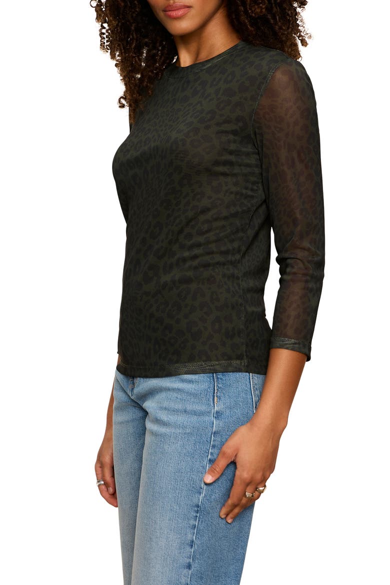 Print Mesh Top, Alternate, color, KALAMATA L