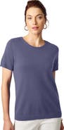 Jessica London Fine Gauge Crewneck Knit Shell