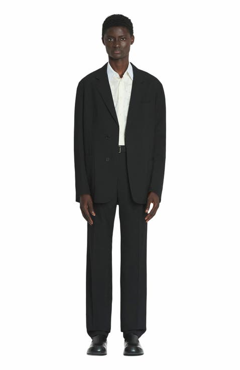 Loose-Fitting Wool Jacket