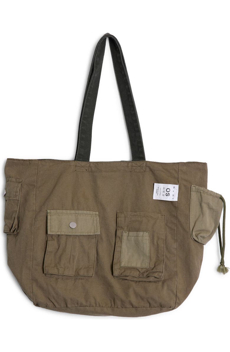 mnml Reconstructed Canvas Tote Bag, Alternate, color,