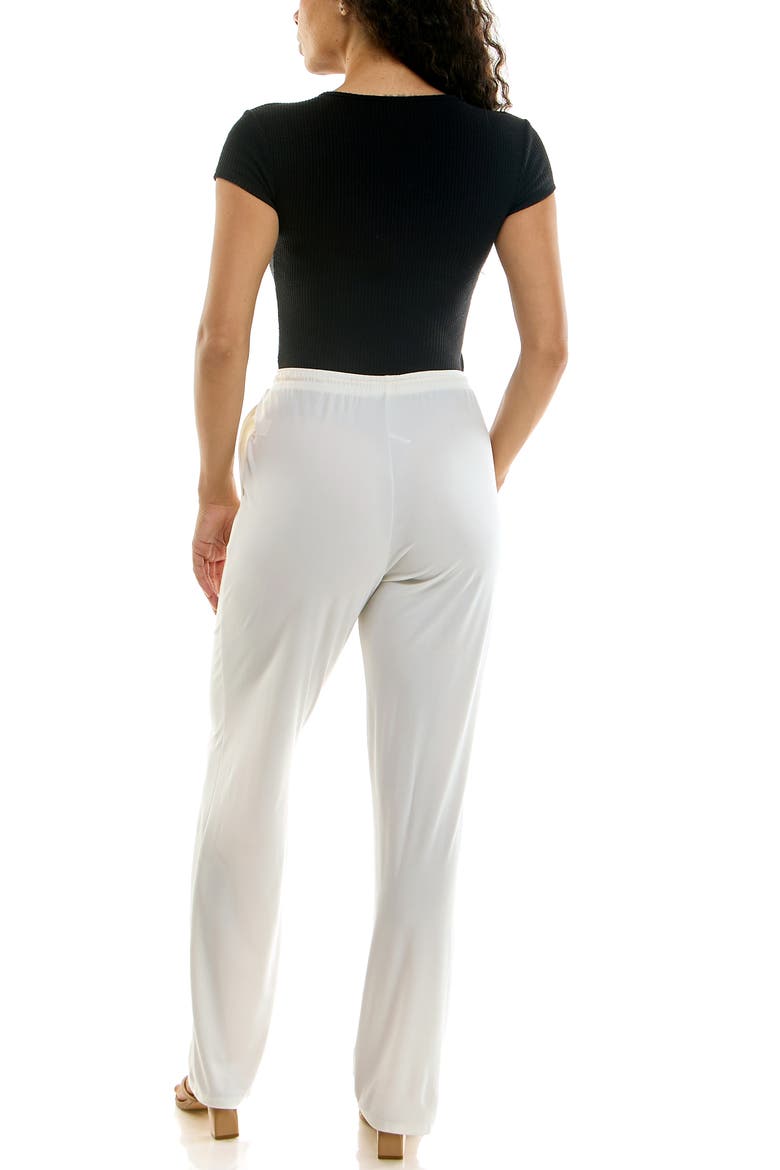 Drawstring Pocket Straight Leg Pants, Alternate, color, IVORY