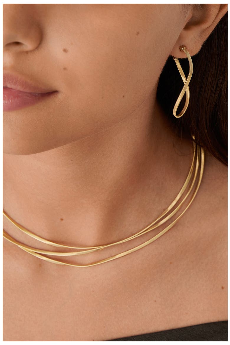 Marrakech Twist Hoop Earrings, Alternate, color, 18K YELLOW GOLD