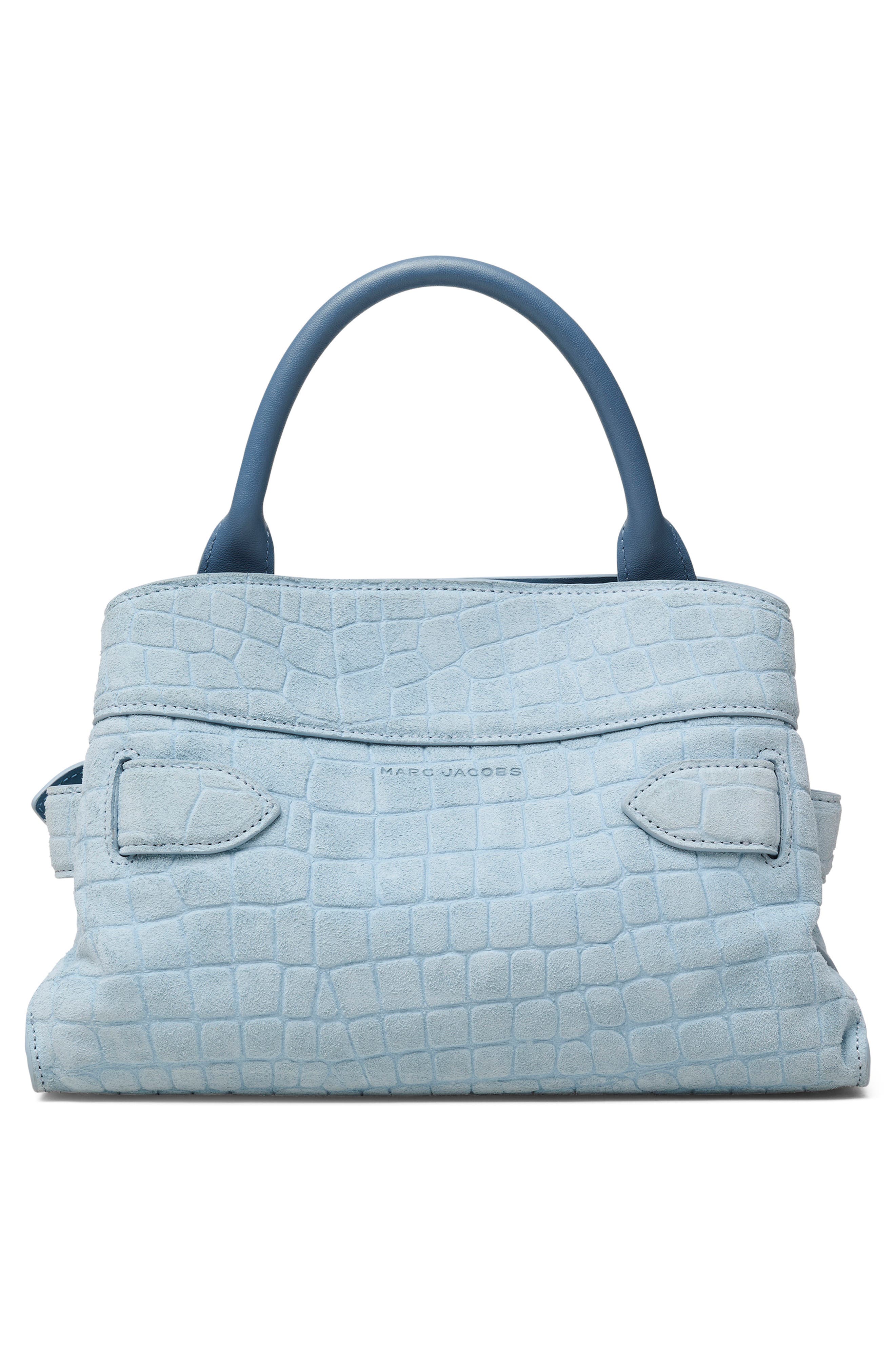 マークス　エディシォン・ドゥ・トーキョー The Small Dakota Croc Embossed Suede Satchel | Nordstrom