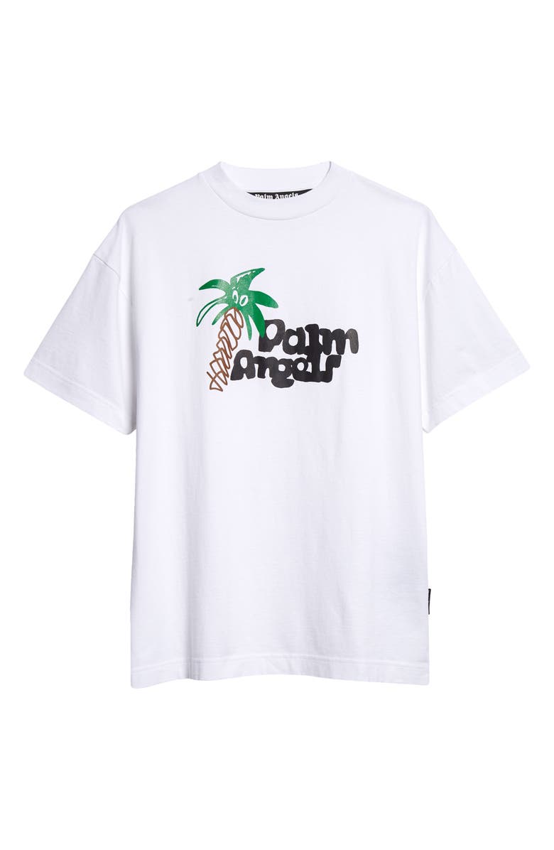 Palm Angels Sketchy Classic Graphic T-Shirt, Alternate, color, 