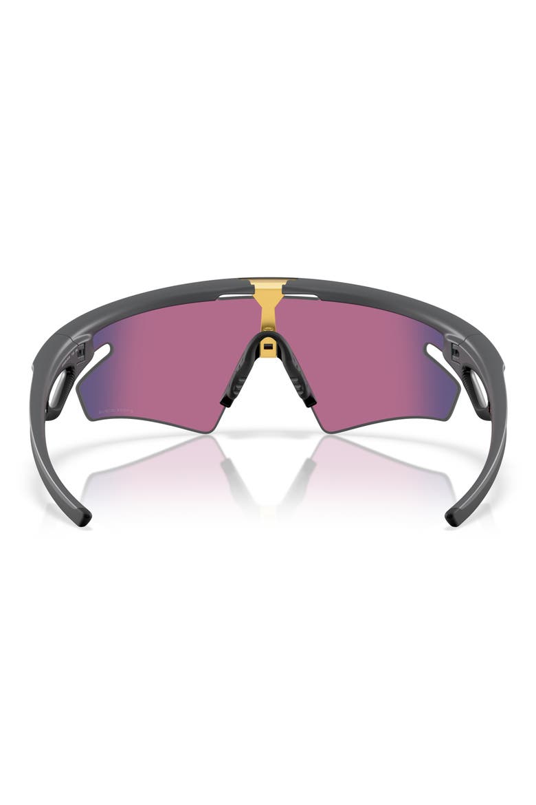 Gender Inclusive Sphaera Slash 36mm Rectangle Sunglasses, Alternate, color, MATTE CARBON / PRIZM ROAD