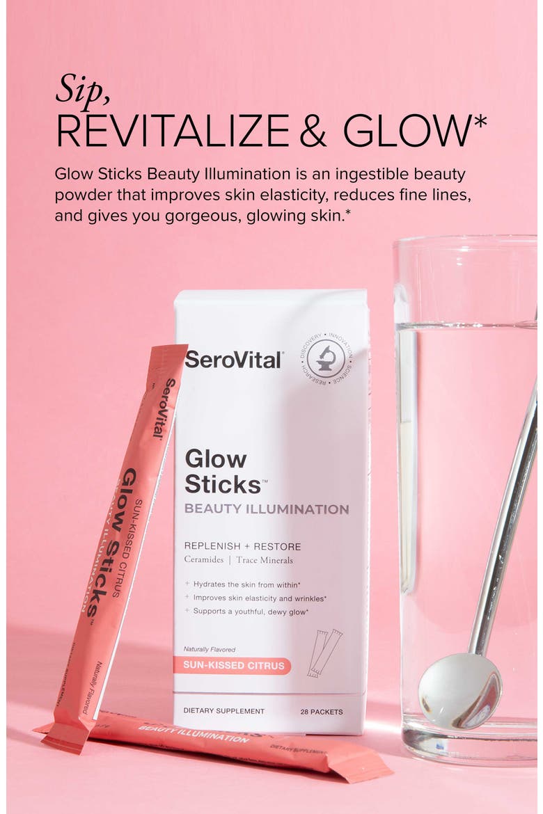 Glow Sticks Beauty Illumination Dietary Supplement Packets, Alternate, color, N/ A