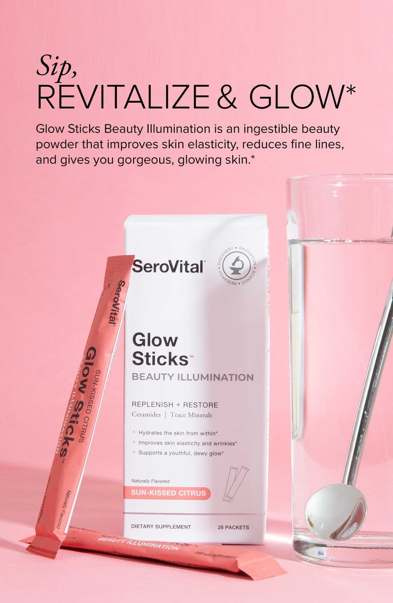 SeroVital Glow Sticks Beauty Illumination Dietary Supplement Packets, Alternate, color, 