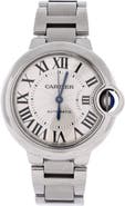 Pre-Owned Cartier Ballon Bleu de Cartier Automatic Watch Stainless Steel 33