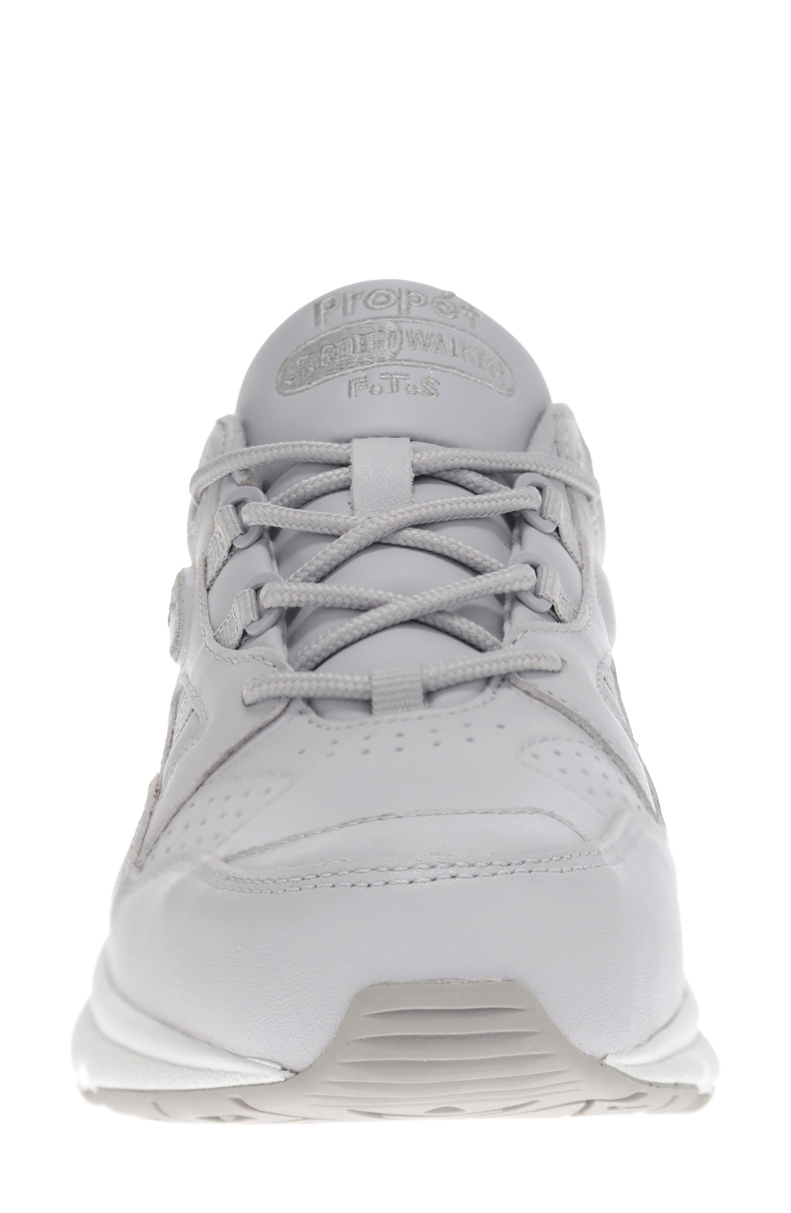 Propét 'Stability Walker' Oxford, Alternate, color, White/ Grey