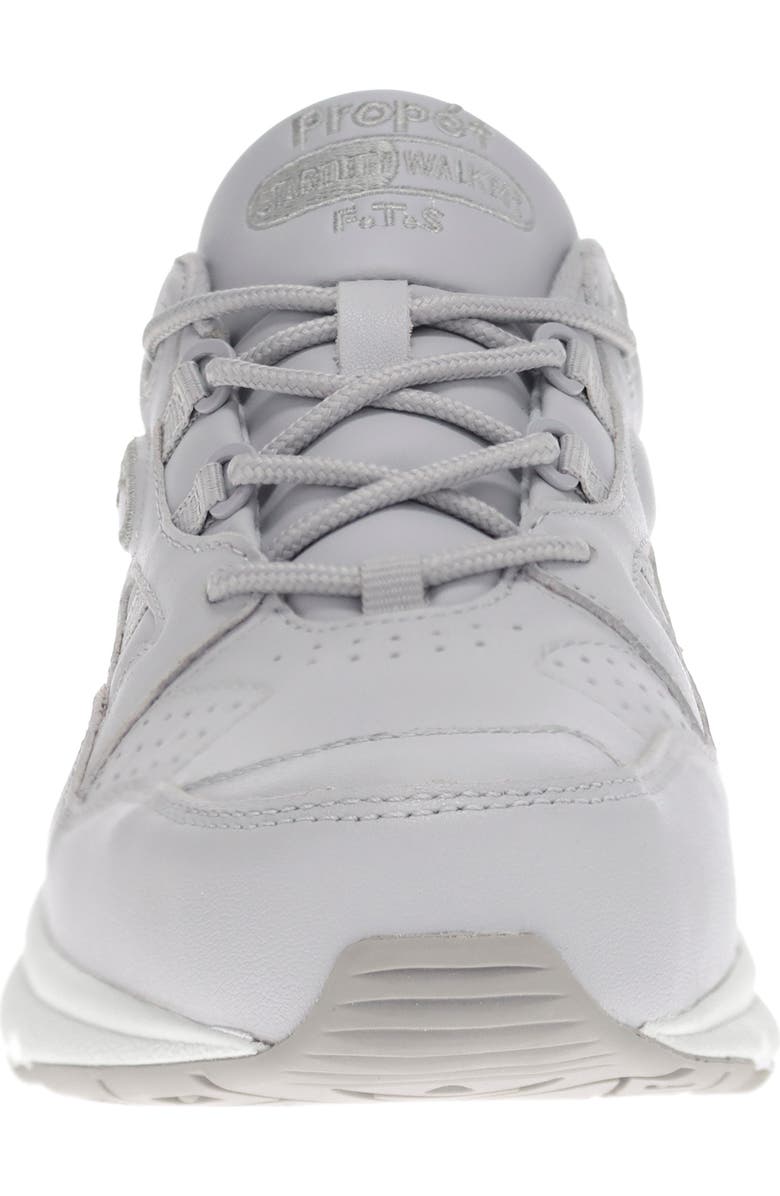 Propét 'Stability Walker' Oxford, Alternate, color, White/ Grey