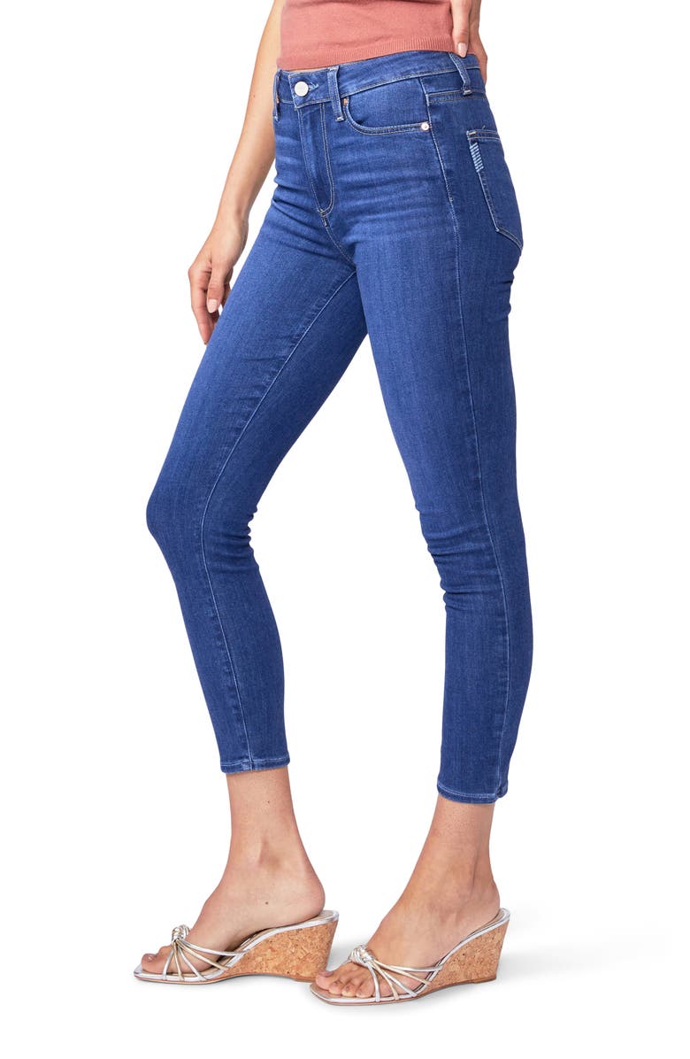 PAIGE Hoxton Crop Skinny Jeans, Alternate, color, 
