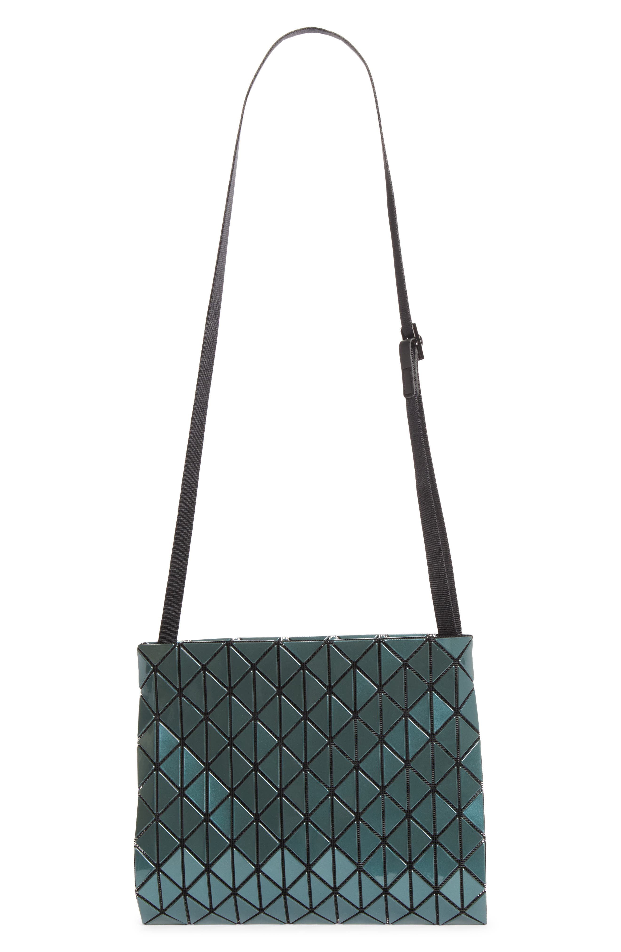 Row Metallic Crossbody Bag, Alternate, color, VIRIDIAN