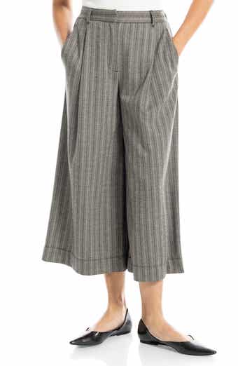 Double Knit Striped Culottes