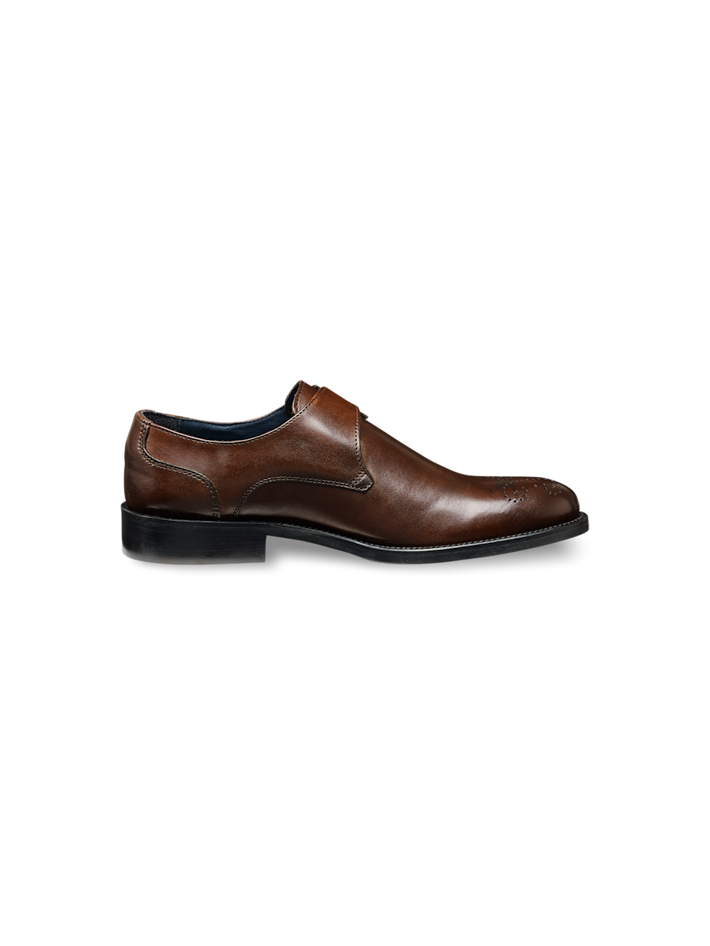 Paul Fredrick Henry Monk Strap, Alternate, color, Dark Brown