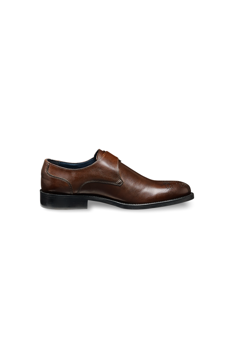 Paul Fredrick Henry Monk Strap, Alternate, color, Dark Brown