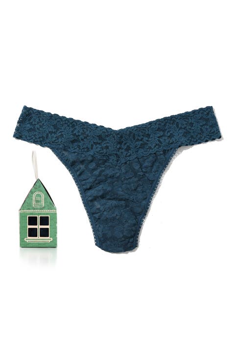 Gingerbread House Original Rise Thong