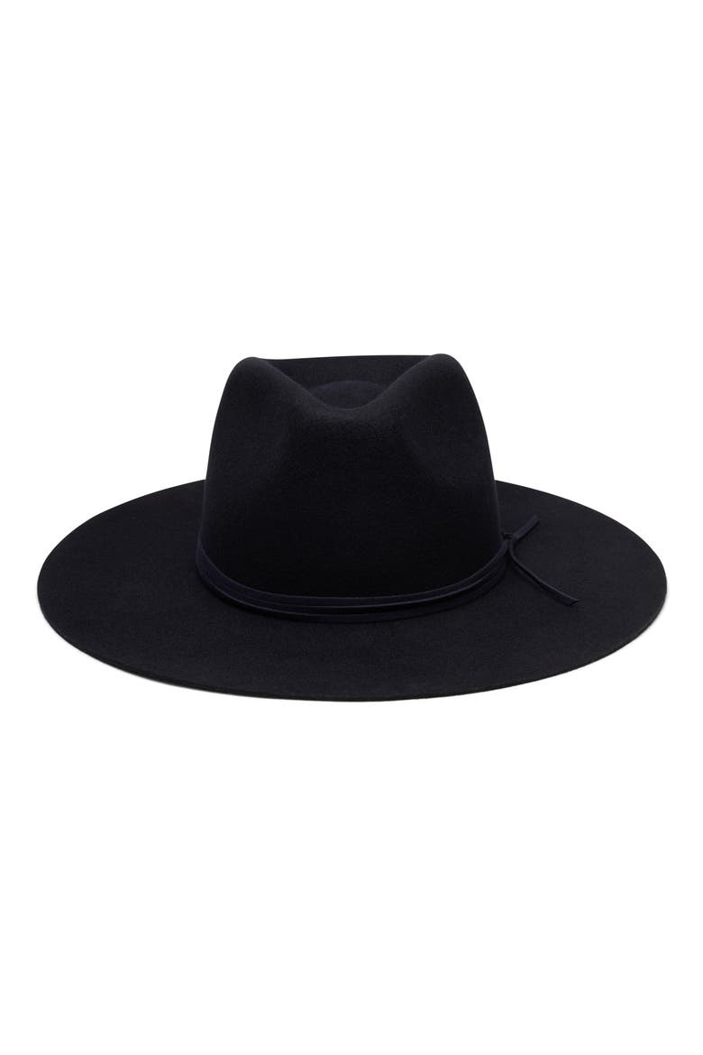 Shea Wool Felt Fedora, Alternate, color, MIDNIGHT