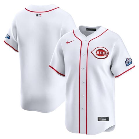 Men's Nike White Cincinnati Reds 2025 MLB Speedway Classic Home Limited Jersey