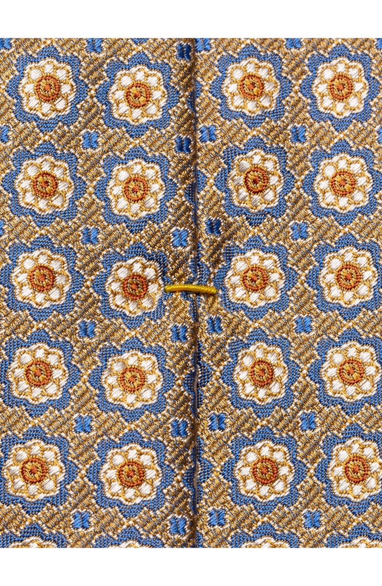 Eton Floral Medallion Silk Tie, Alternate, color,