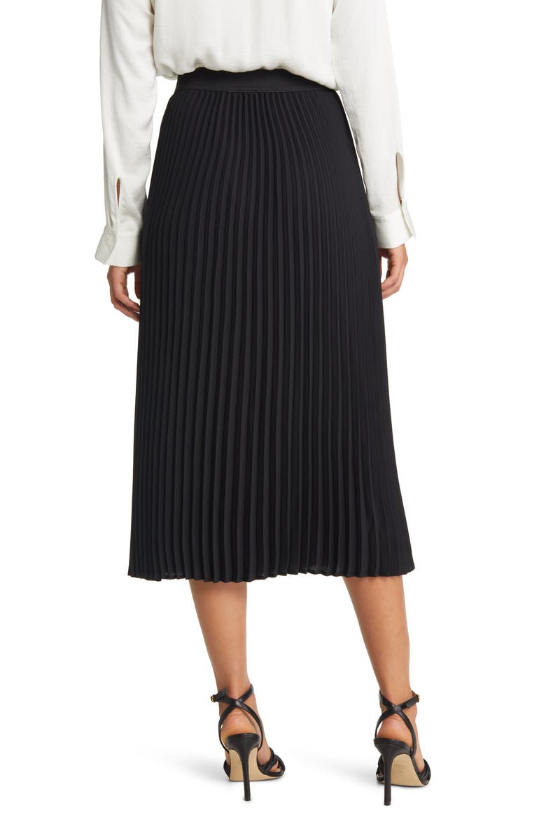 Pleated Skirt, Alternate, color, BLACK
