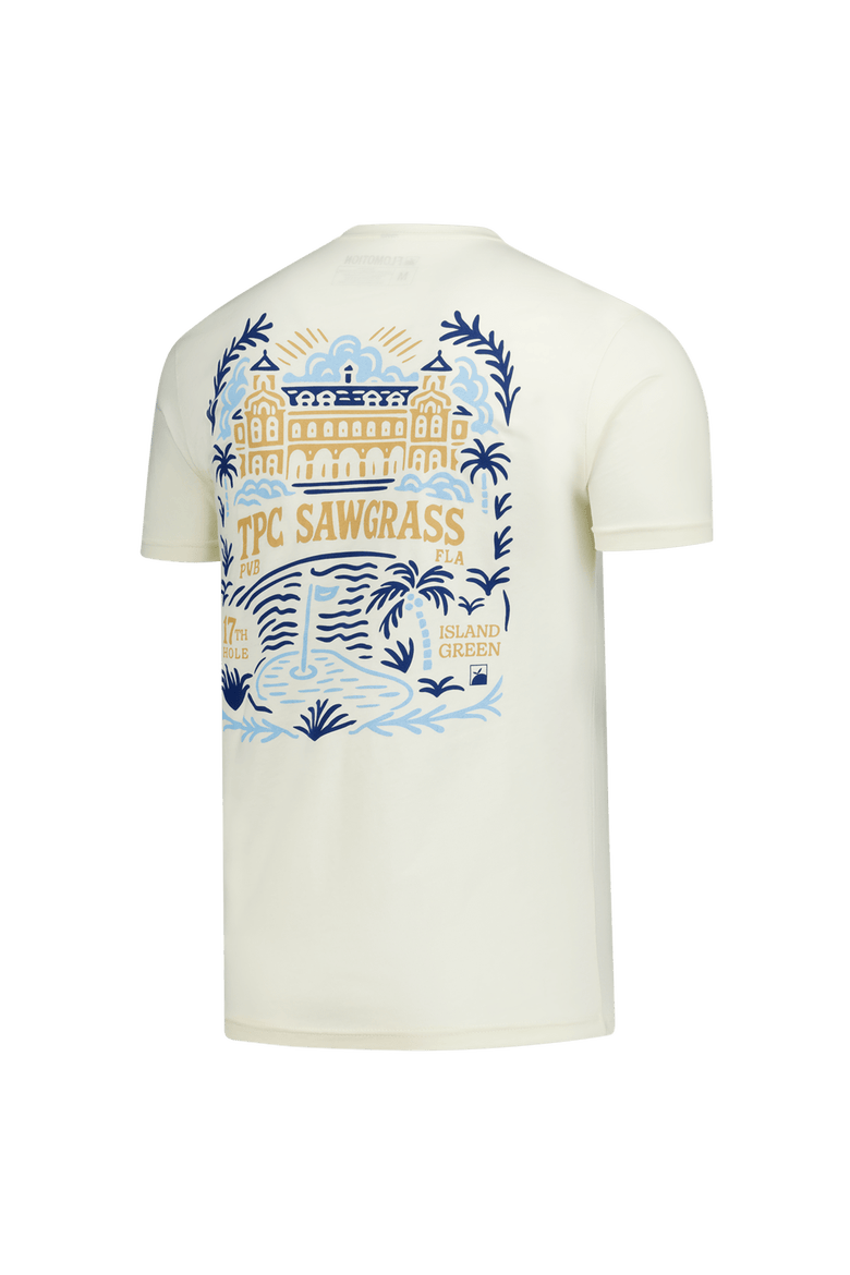 Unisex Flomotion Cream THE PLAYERS Clubhouse T-Shirt, Alternate, color, Cream