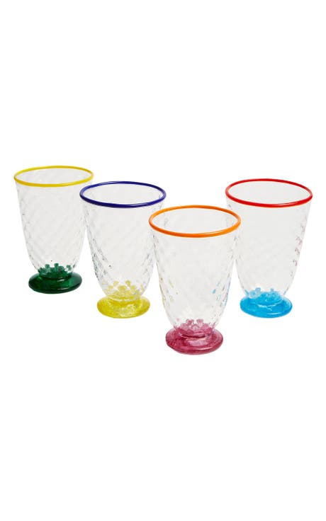 Quilted Glasses Set Of 4