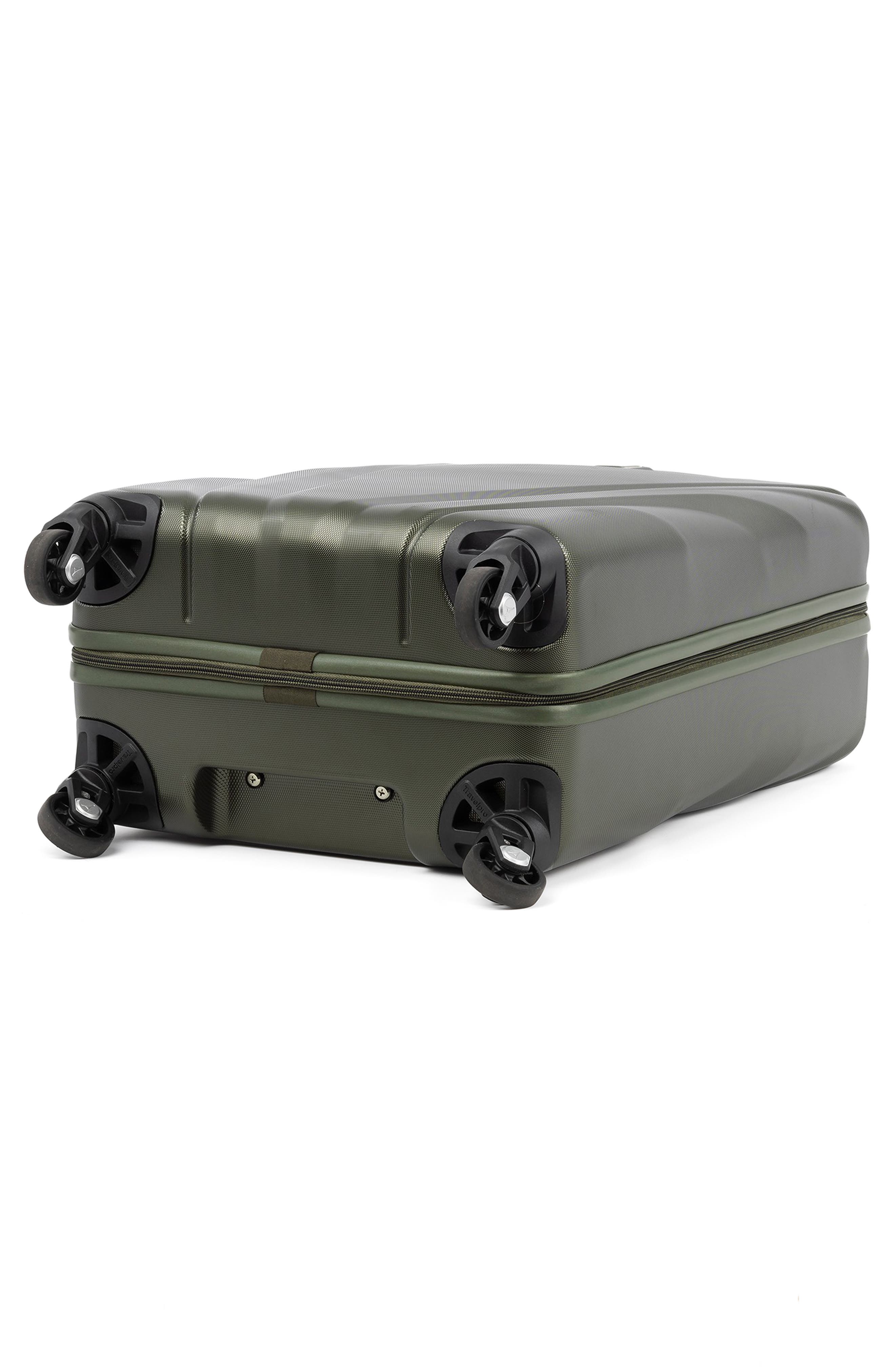 TRAVELPRO Max Lite 5 20-Inch International Carry-On Hardside Spinner Luggage, Alternate, color, Slate Green