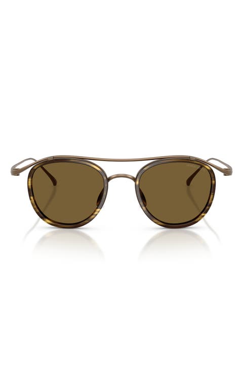46mm Round Sunglasses