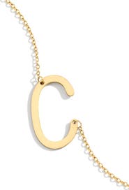 Mint & Lily Statement Initial Necklace
