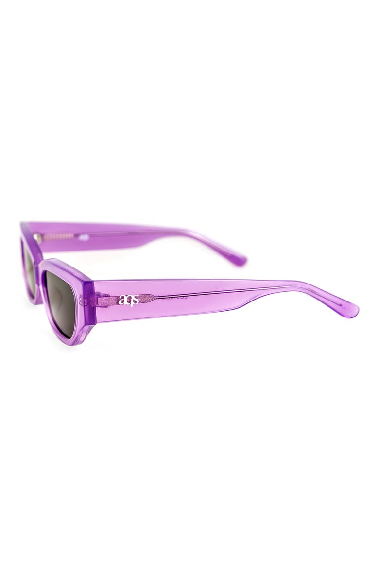 Lucia 55mm Polarized Cat Eye Sunglasses, Alternate, color, PURPLE