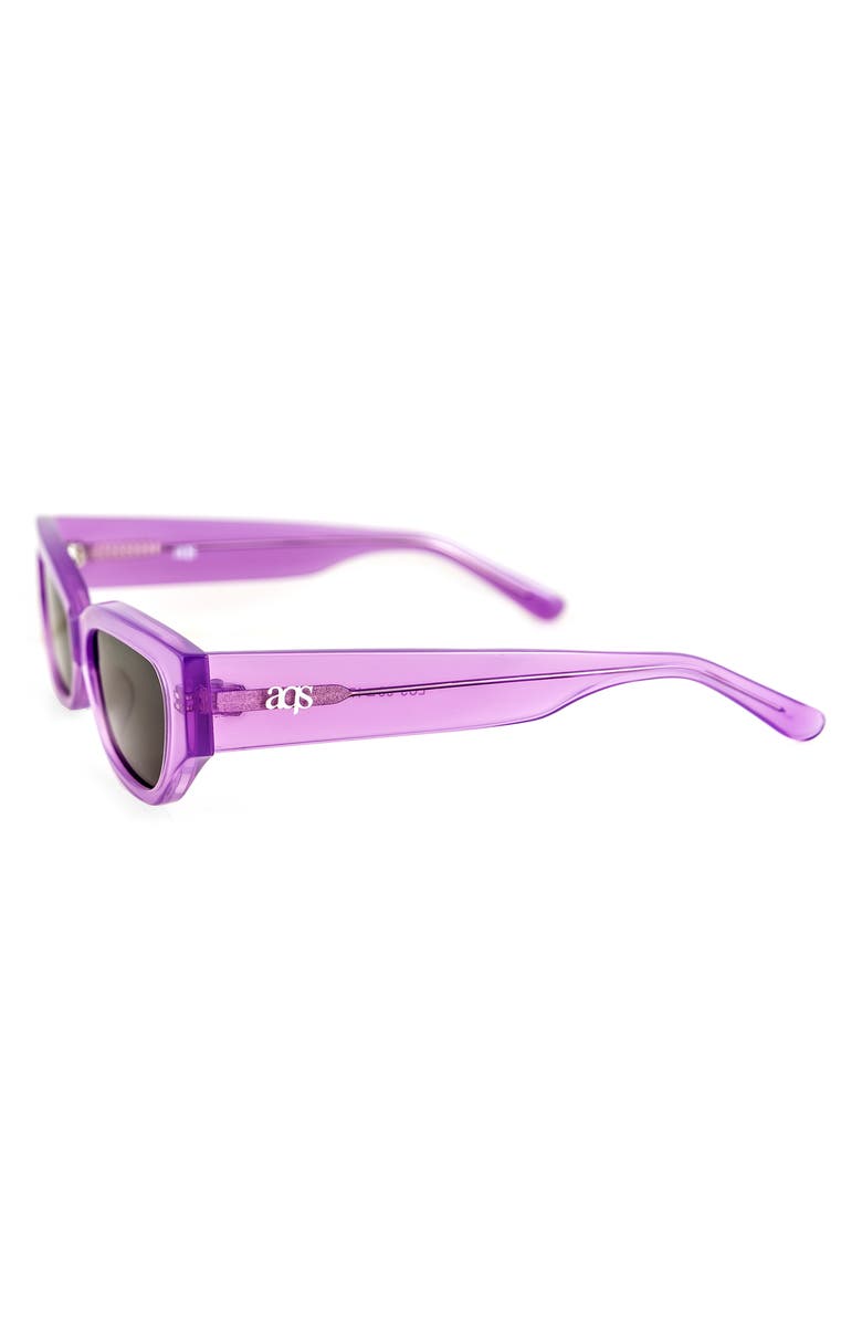 AQS Lucia 55mm Polarized Cat Eye Sunglasses, Alternate, color, 