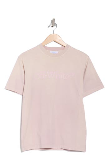 Off-white Laundry Cotton Graphic T-shirt In Pink