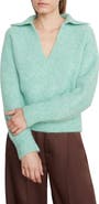 Vince Brushed Collared Sweater