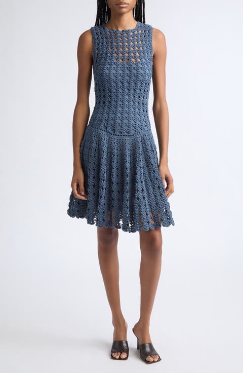 Luna Crochet Mini Dress