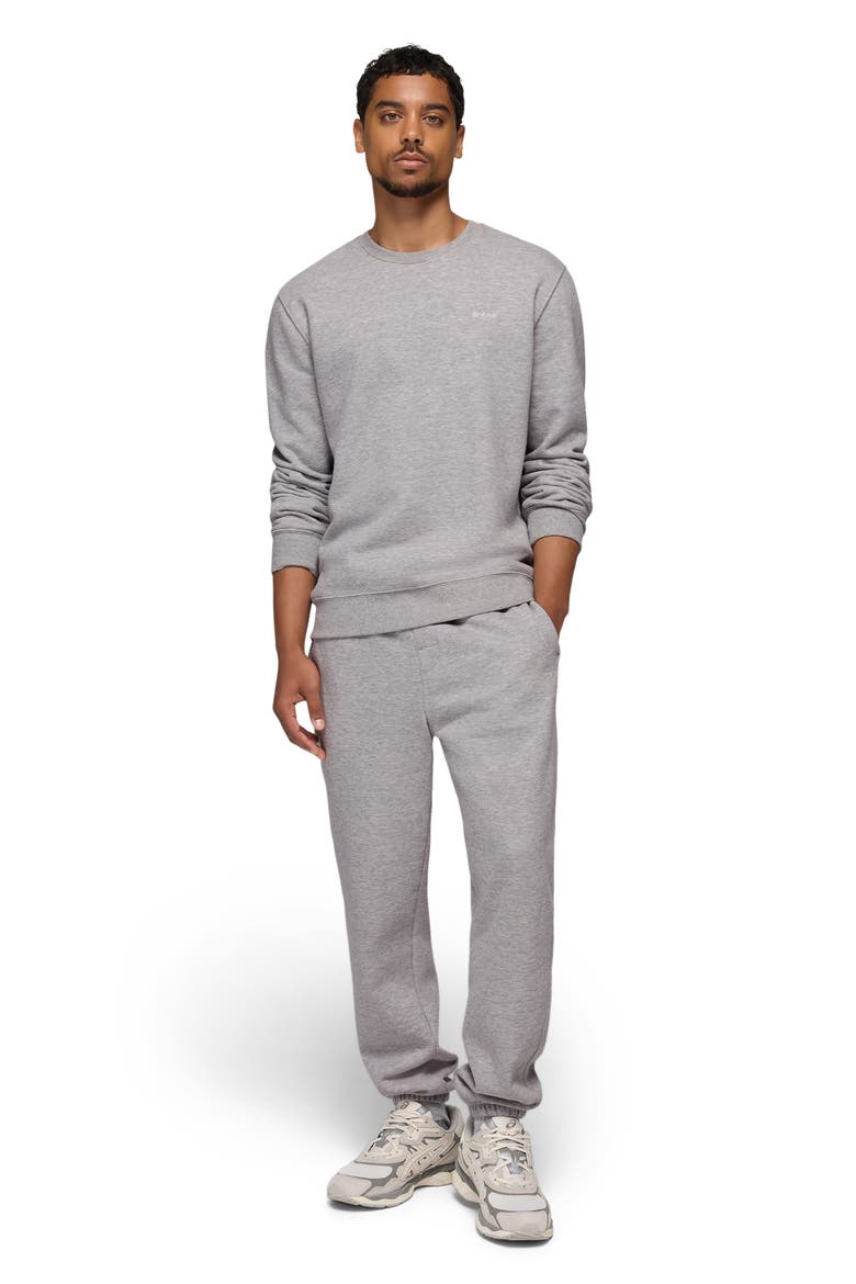Fleece Crewneck Sweatshirt, Alternate, color, HEATHER GREY