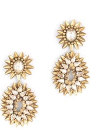 Deepa Gurnani Pia Statement Drop Earrings