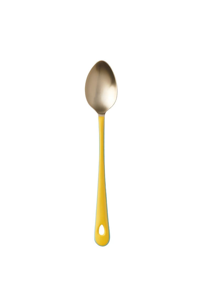 Harlow Bright Mixing Spoon With Stainless Steel Head, Main, color, Mango