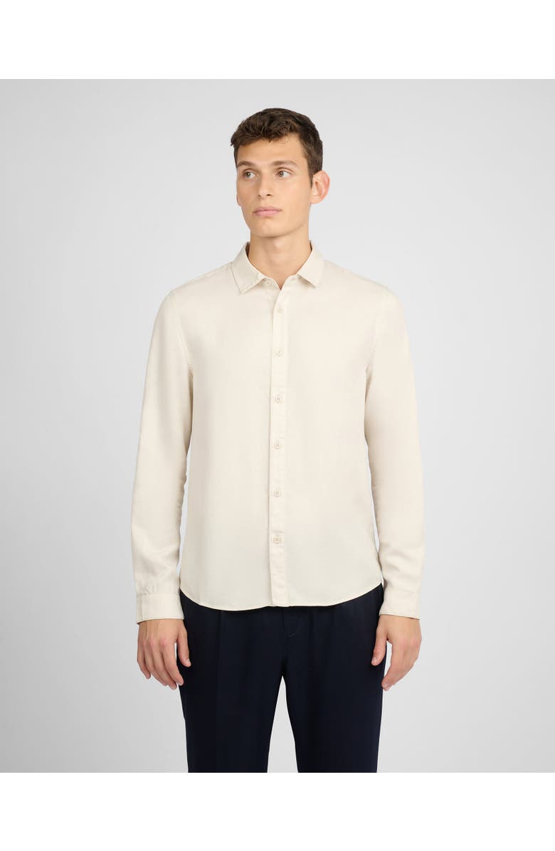 Onia Lyocell Long Sleeve Shirt, Main, color, Stone